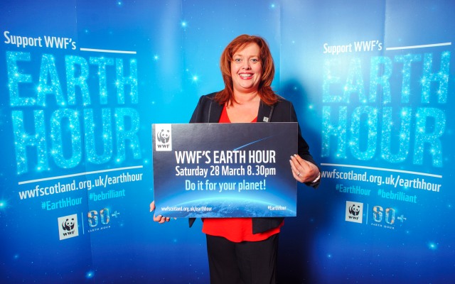 MSP's show their support for Earth Hour.